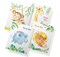 Twigs Paper - Jungle Jubilee Thank You Cards 12-Count - Tropical Animal Greeting Cards with Envelopes - Safari Zoo Animal Cards - Eco-Friendly Recycled Paper - Made in USA (5.5 x 4.25)